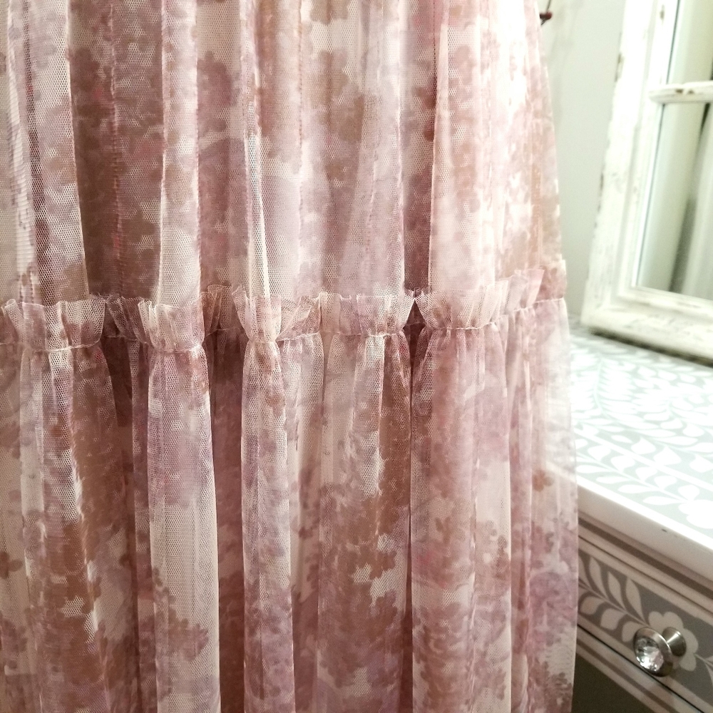 🔥LAST 1🔥NWT DREAMY ADRIANNA PAPELL MAXI DRESS - Picture 7 of 11